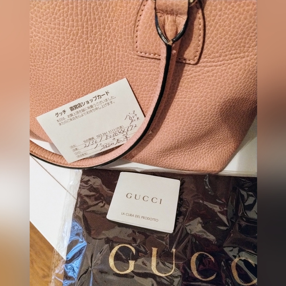 Gucci Dollar Calfskin Full Inclusion Blush Pink - Picture 3 of 13